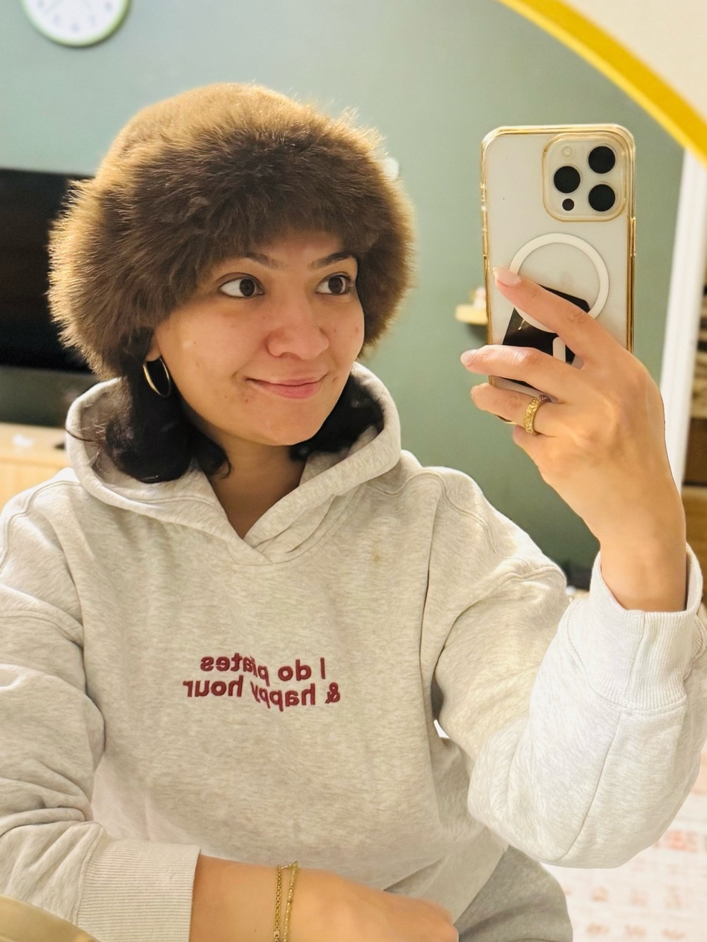 Brown hat